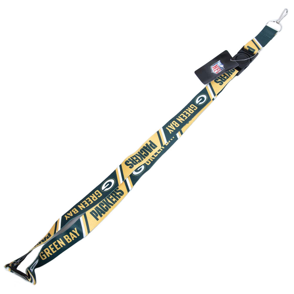 Green Bay Packers Detachable Lanyard: 4 - Lanyards By American Sports