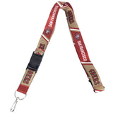 San Francisco 49ers Detachable Lanyard: 1 - Lanyards By American Sports