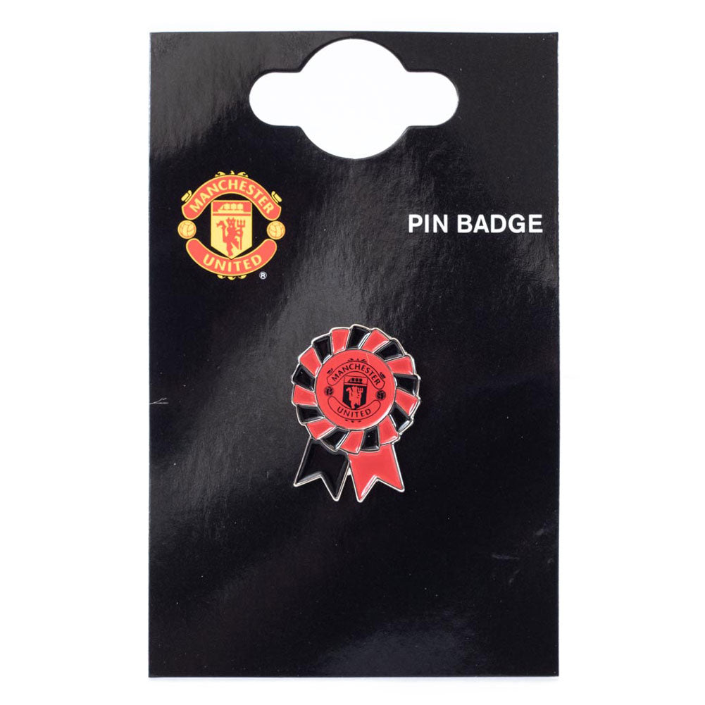 Manchester United FC Rosette Badge - Badges at Gift Moments