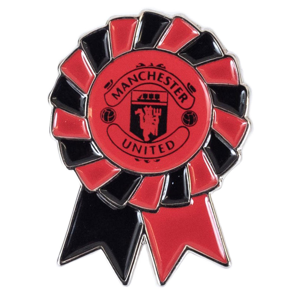 Manchester United FC Rosette Badge Default Title - Badges at Gift Moments