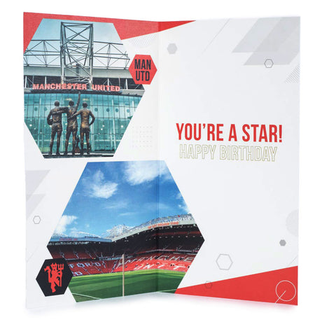 Manchester United FC Super Son Birthday Card - Greeting Cards at Gift Moments