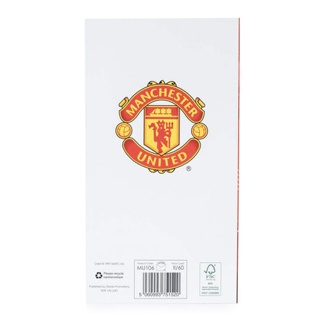 Manchester United FC Super Son Birthday Card - Greeting Cards at Gift Moments