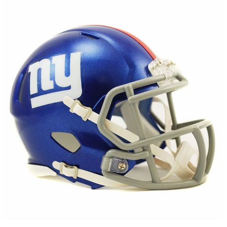 New York Giants Riddell Speed Mini Helmet Default Title - Figures & Collectables at Gift Moments