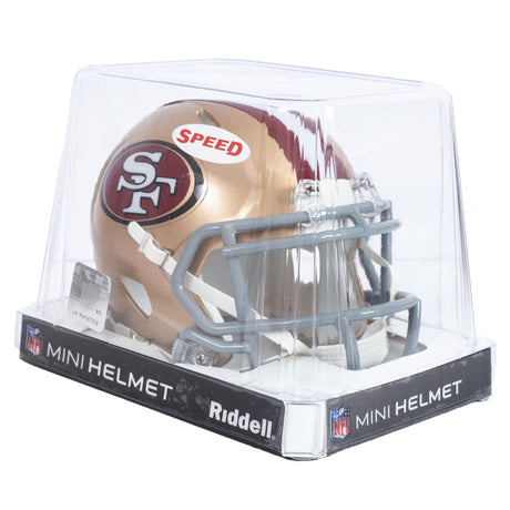 San Francisco 49ers Riddell Speed Mini Helmet - Figures & Collectables at Gift Moments