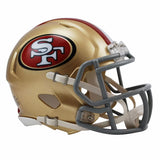 San Francisco 49ers Riddell Speed Mini Helmet Default Title - Figures & Collectables at Gift Moments