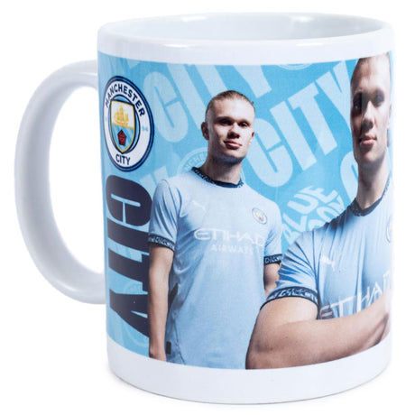 Manchester City FC Haaland Mug Default Title - Mugs at Gift Moments