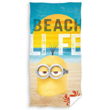 Minions Beach Life Velour Towel: 1 - Towels By Minions