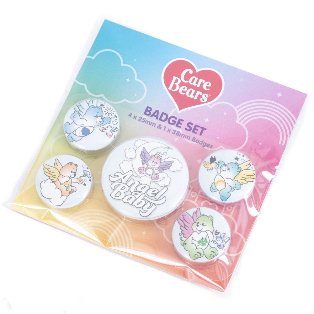 Care Bears Assorted Button Badge Set: 3 - Badges By Care Bears