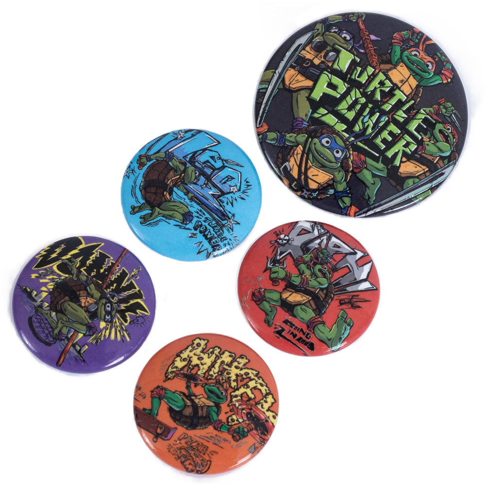 Teenage Mutant Ninja Turtles Button Badge Set - Badges at Gift Moments