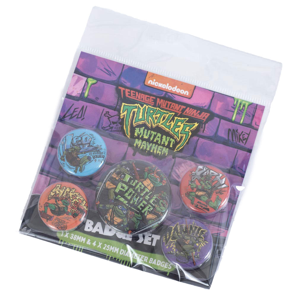 Teenage Mutant Ninja Turtles Button Badge Set - Badges at Gift Moments