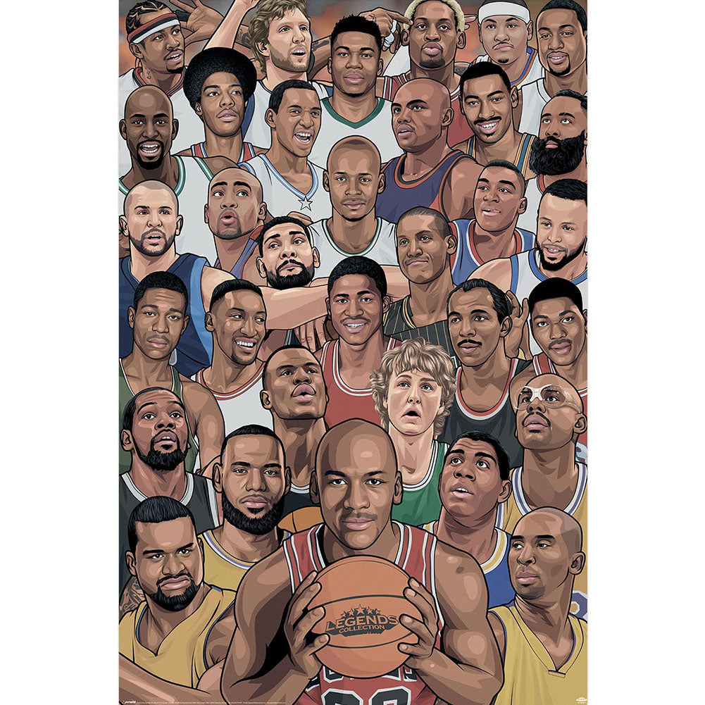 Basketball Legends Maxi Poster 239: 1 - Posters By American Sports