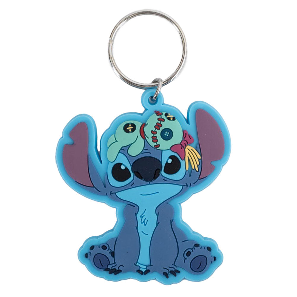 Lilo & Stitch Scrump PVC Keyring Default Title - Keyrings at Gift Moments