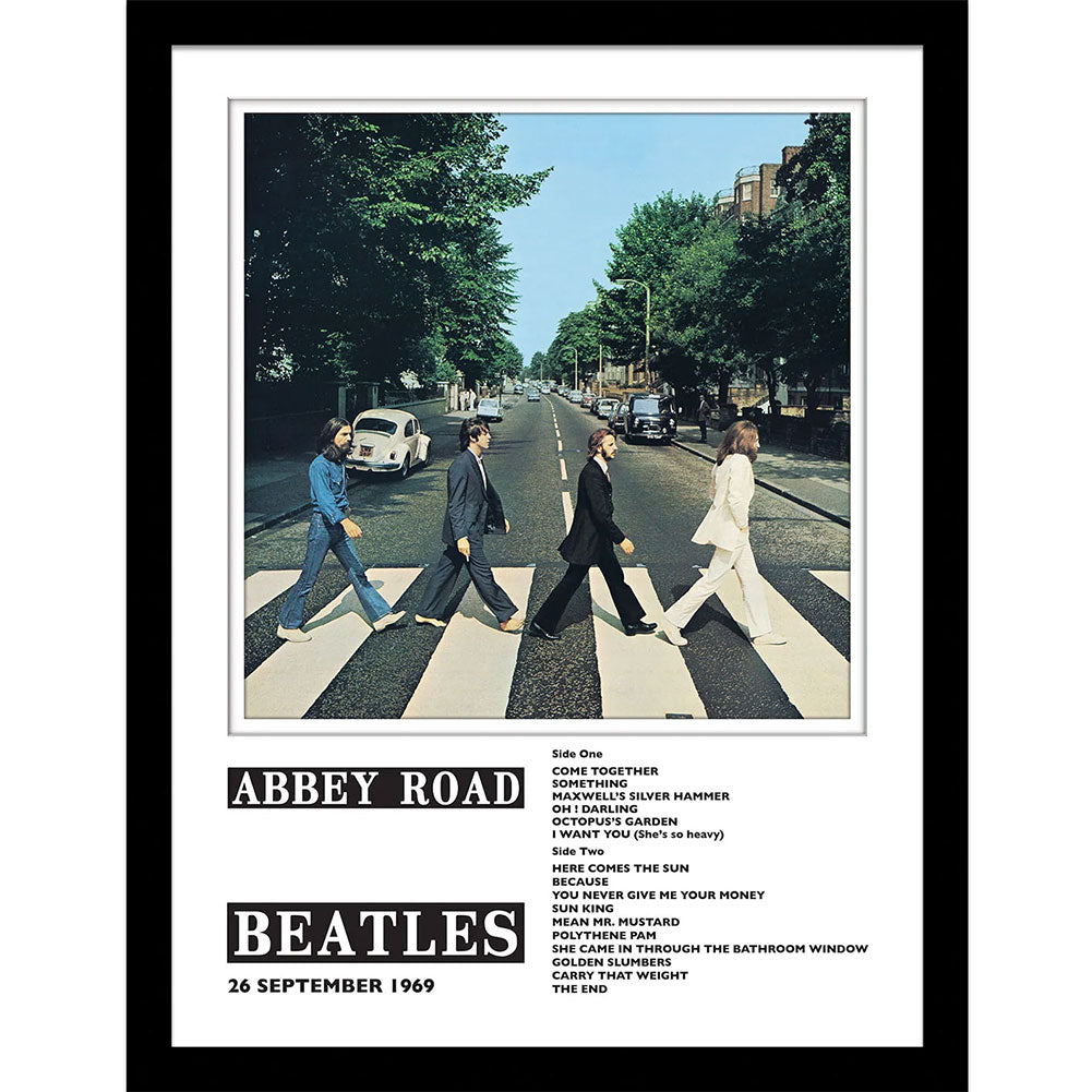 The Beatles Abbey Road Framed Collector Print Default Title - Framed Prints at Gift Moments