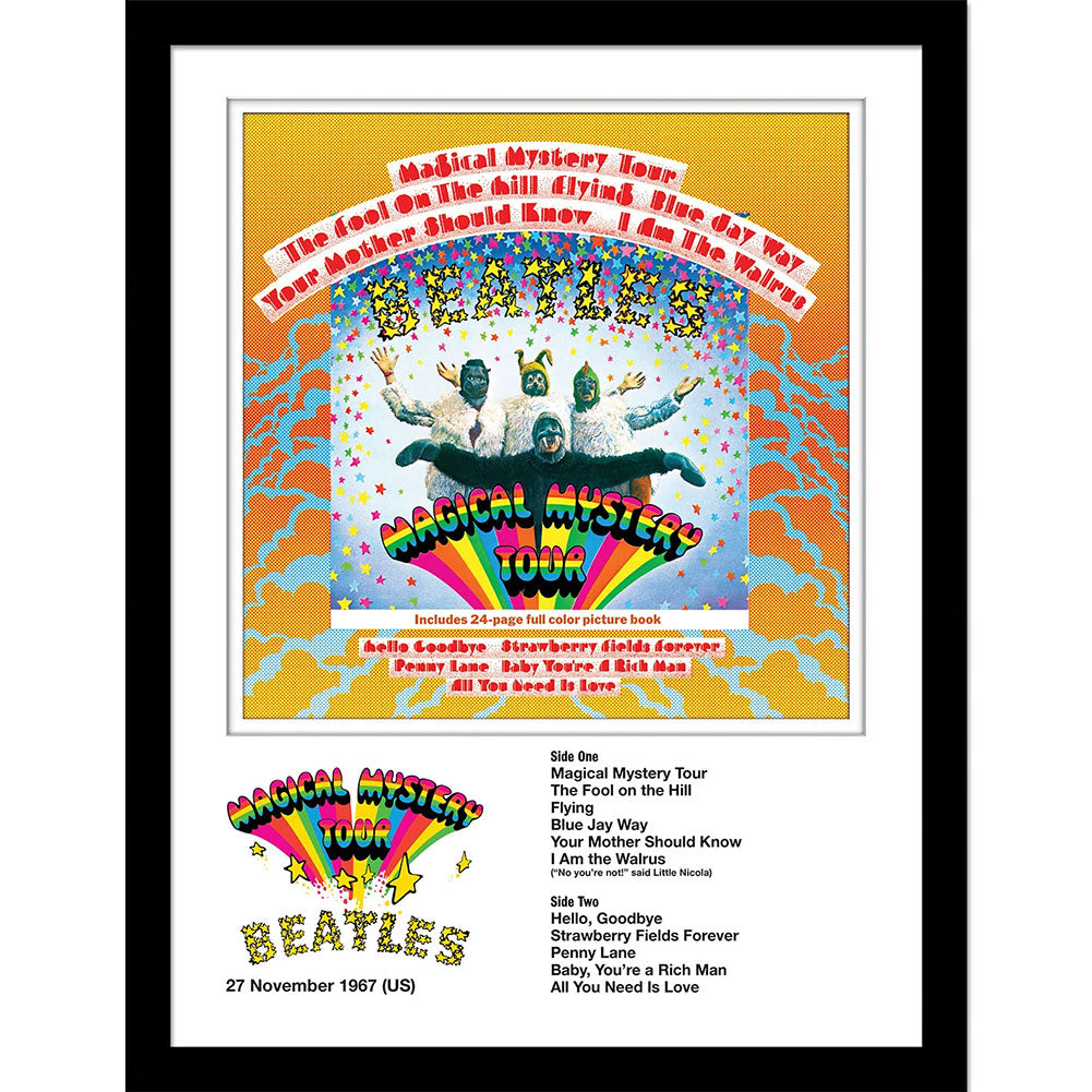 The Beatles Magical Mystery Tour Framed Collector Print Default Title - Framed Prints at Gift Moments