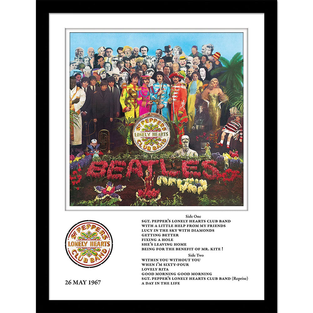 The Beatles Sgt Pepper Framed Collector Print Default Title - Framed Prints at Gift Moments