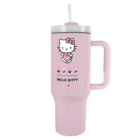 Hello Kitty 40oz Thermal Tumbler in Pastel Pink - Water Bottles at Gift Moments