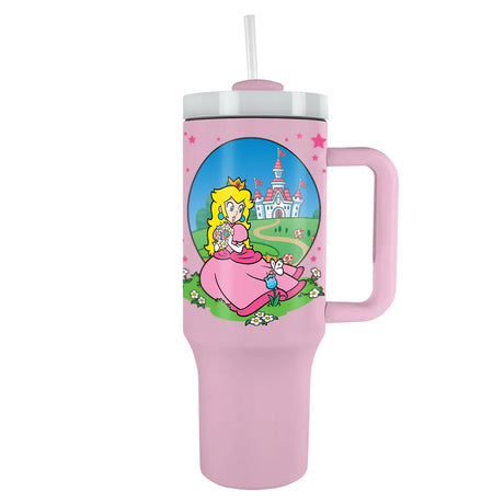 Super Mario Princess Peach 40oz Tumbler - Water Bottles at Gift Moments