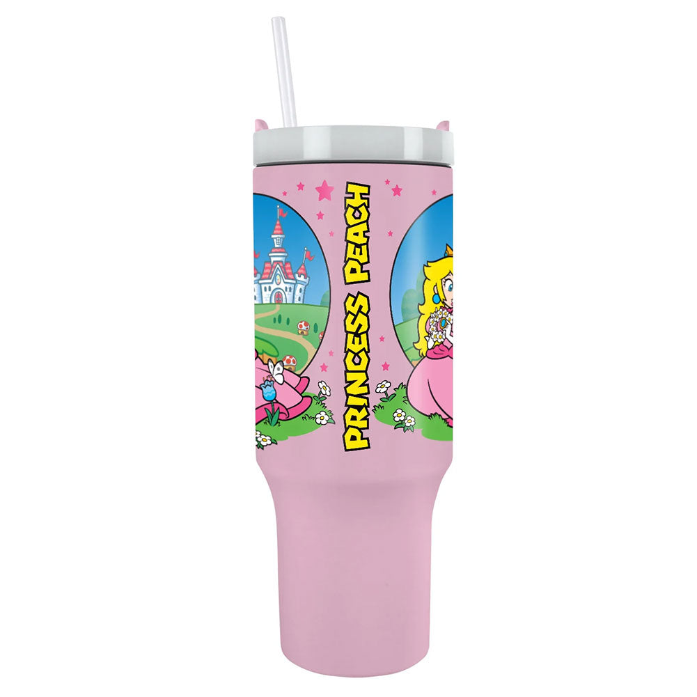 Princess Peach 40oz Thermal Mug: 3 - Water Bottles By Super Mario