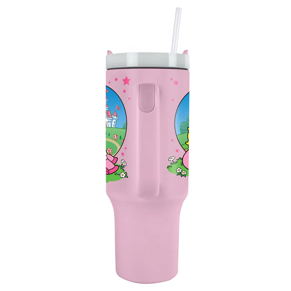 Princess Peach 40oz Thermal Mug: 4 - Water Bottles By Super Mario