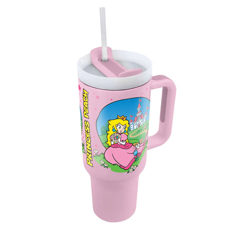 Super Mario Princess Peach 40oz Tumbler - Water Bottles at Gift Moments