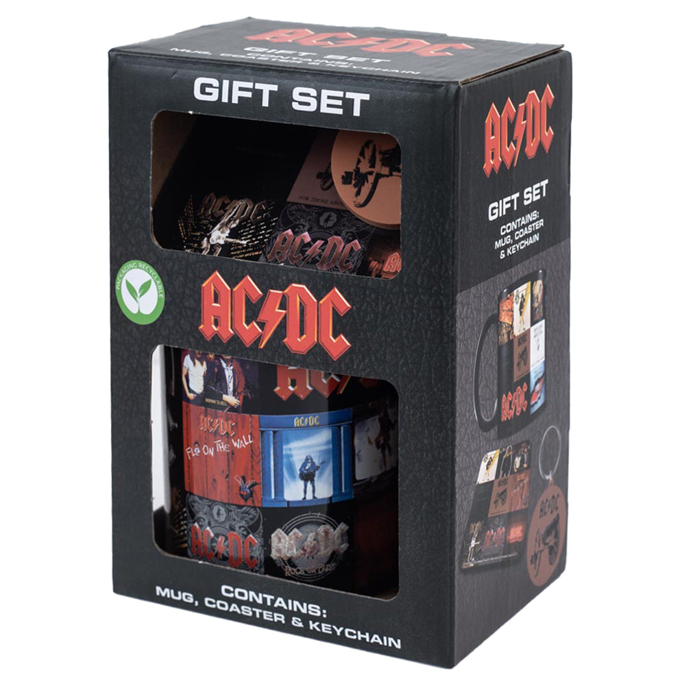 AC/DC Coffee Mug & Coaster Gift Set: 5 - Mugs By AC/DC