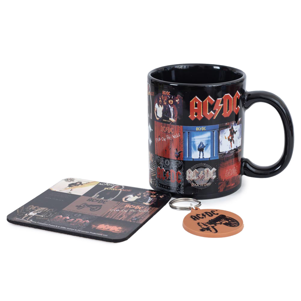 AC/DC Coffee Mug & Coaster Gift Set: 1 - Mugs By AC/DC