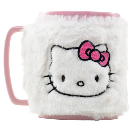 Hello Kitty Fuzzy Mug Default Title - Mugs at Gift Moments