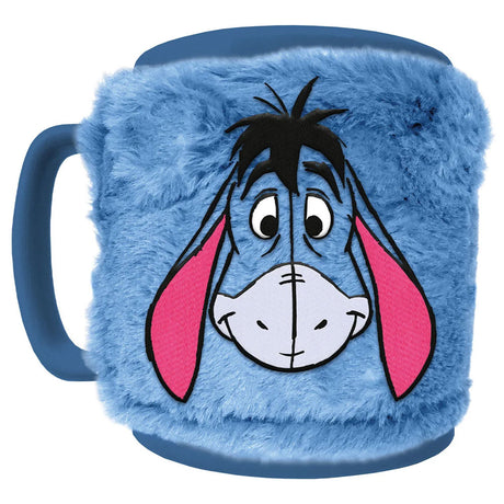 Winnie The Pooh Fuzzy Eeyore Mug Default Title - Mugs at Gift Moments