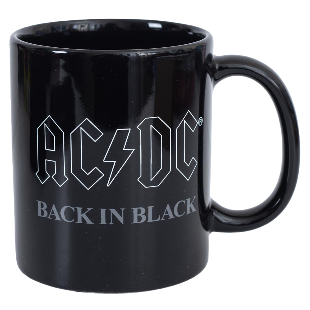 AC/DC Back In Black Mug & Sock Set: 4 - Mugs By AC/DC