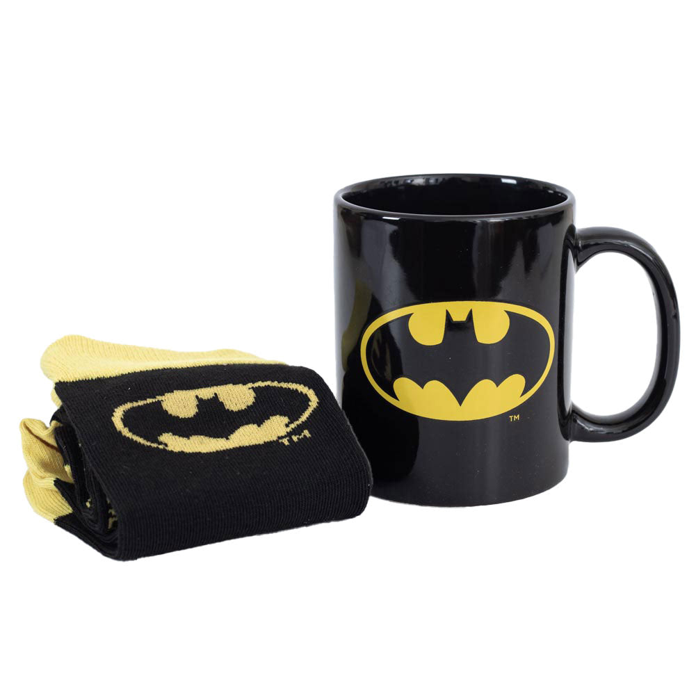 Batman Mug & Sock Set - Mugs at Gift Moments