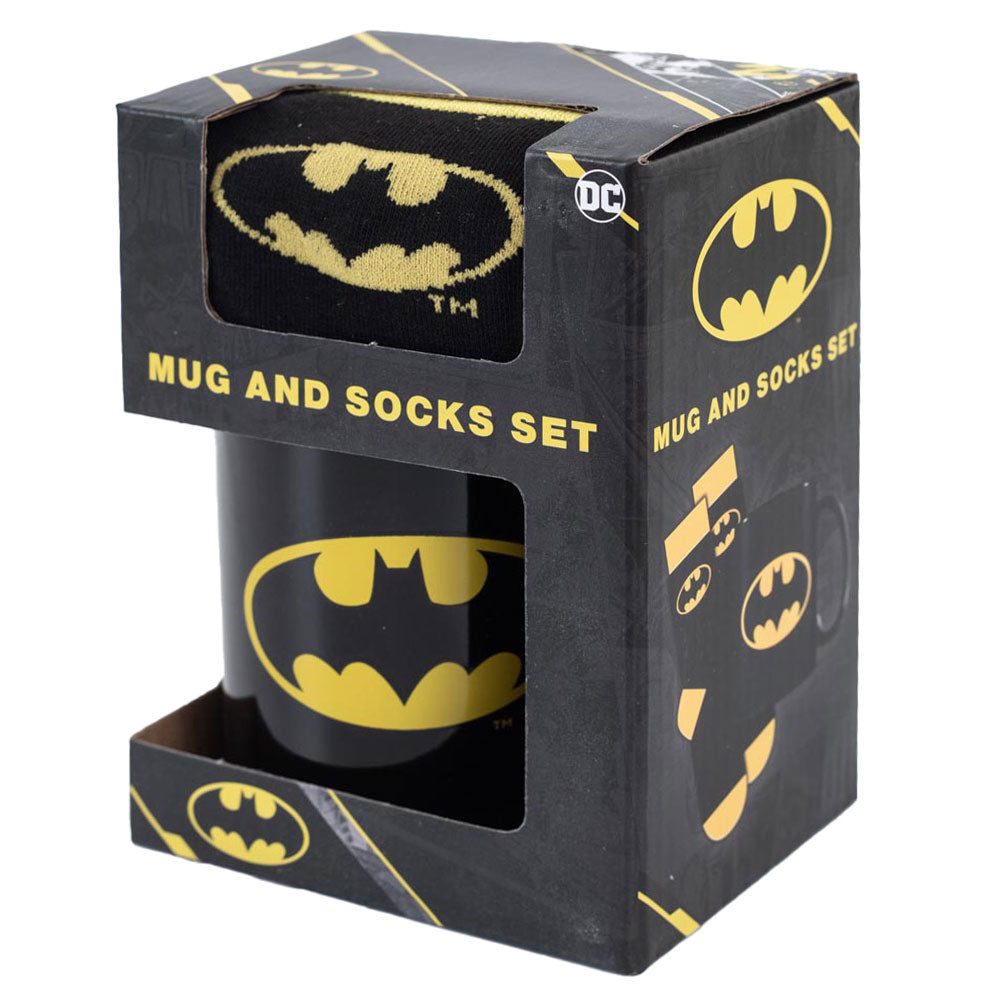 Batman Mug & Sock Set - Mugs at Gift Moments