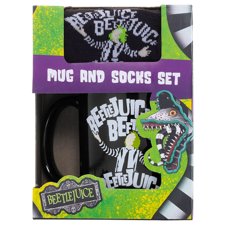 Beetlejuice Mug & Sock Set - Mugs at Gift Moments