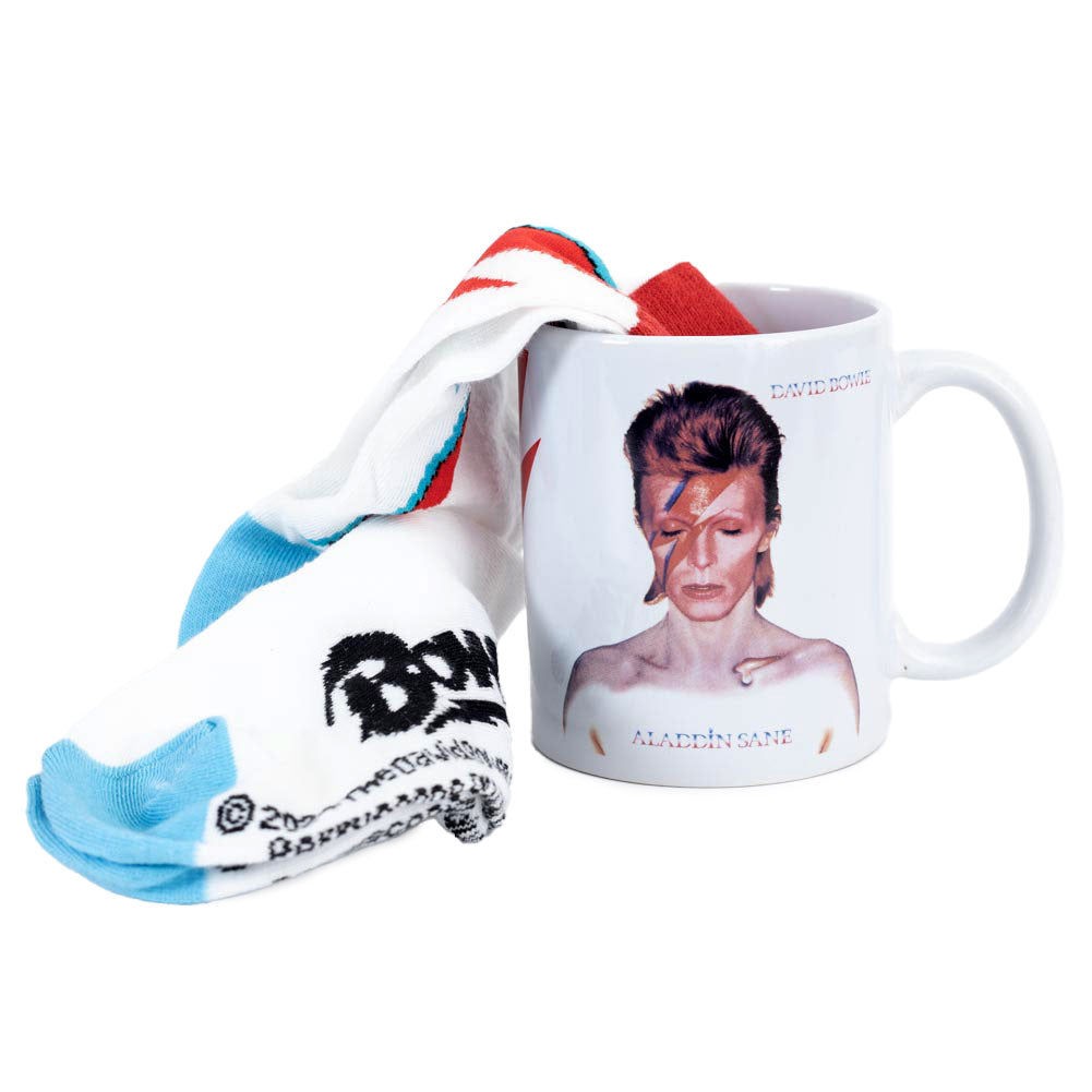 David Bowie Aladdin Sane Mug & Socks Set: 1 - Mugs By David Bowie