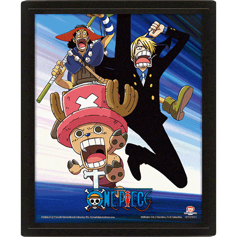 One Piece Framed Assault 3D Picture - Framed Prints at Gift Moments