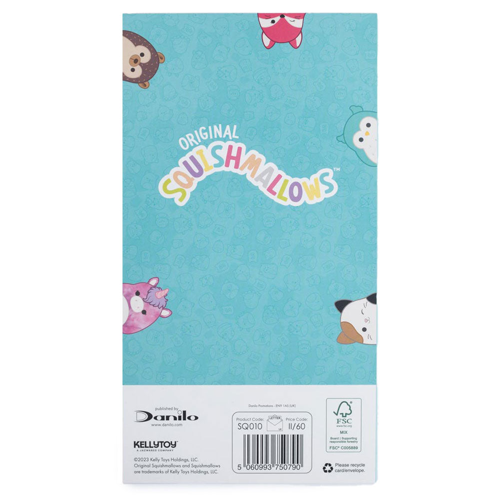 Squishmallows Birthday Card Featuring Lola the Unicorn - Greeting Cards at Gift Moments