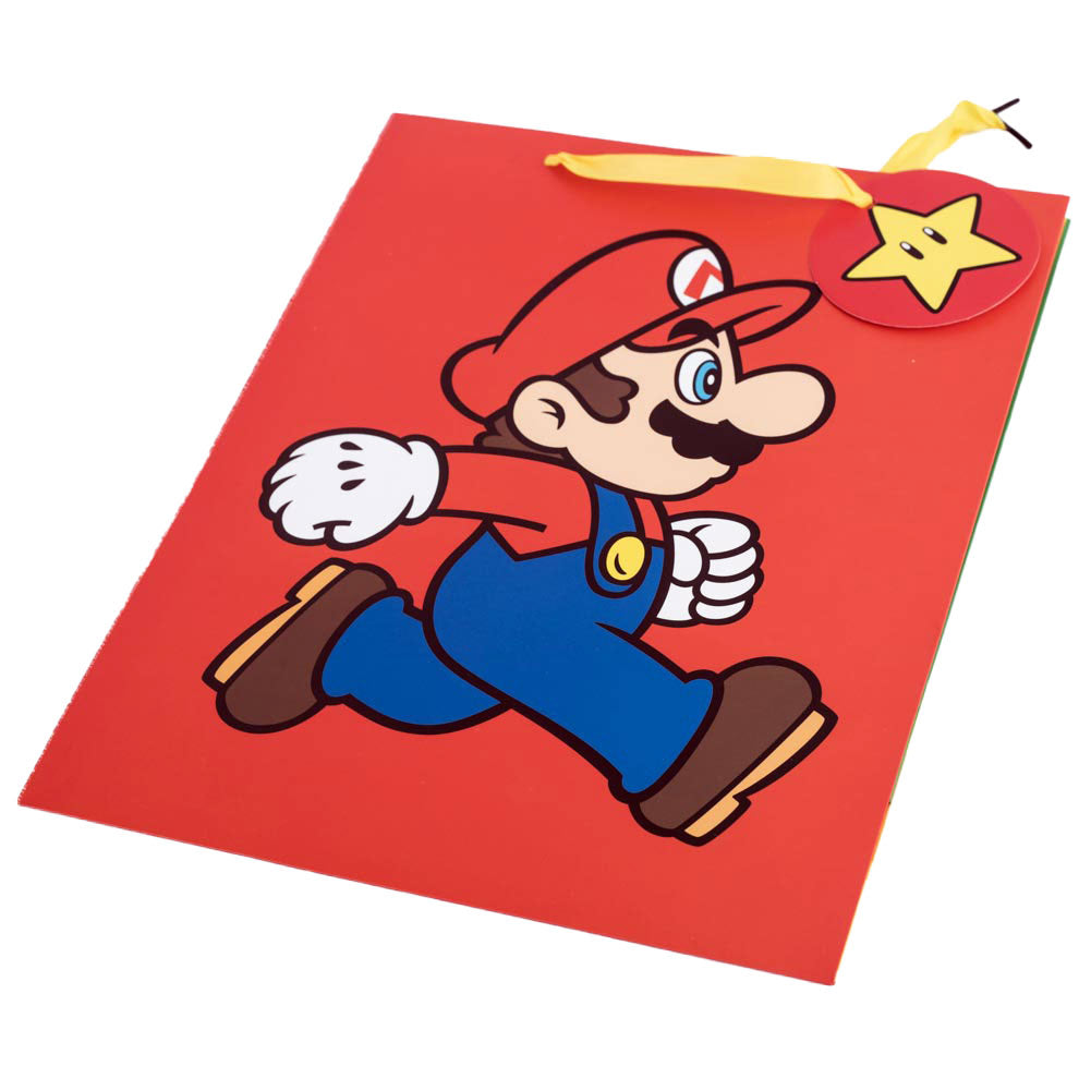 Super Mario Medium Gift Bag - Gift Wrap & Bags at Gift Moments