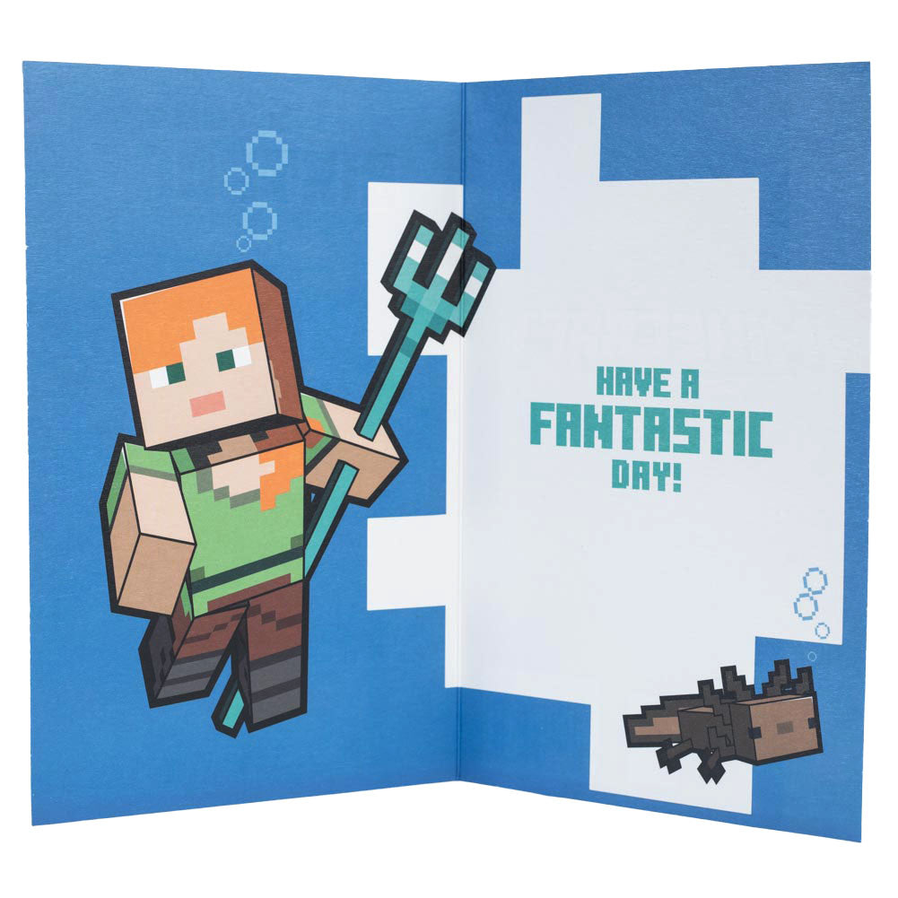 Minecraft Birthday Card - Greeting Cards at Gift Moments