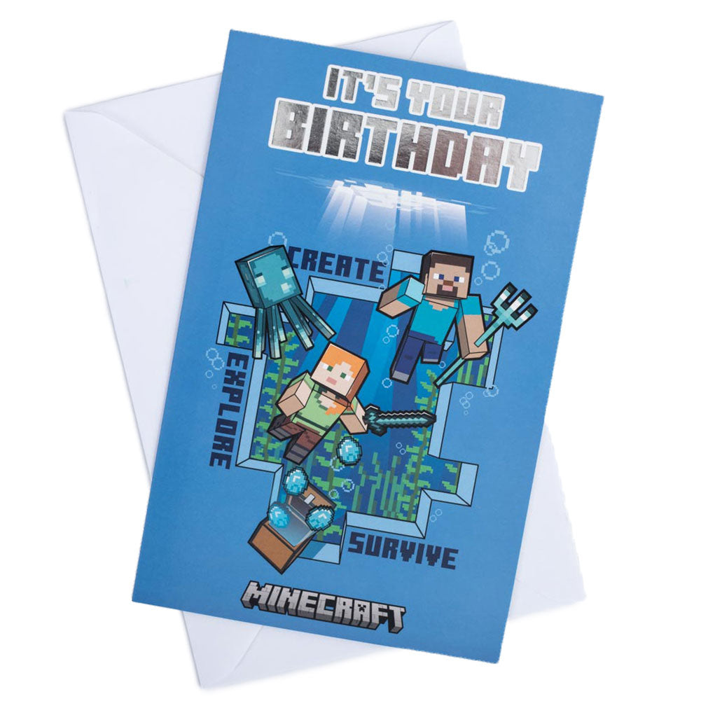 Minecraft Birthday Card Default Title - Greeting Cards at Gift Moments