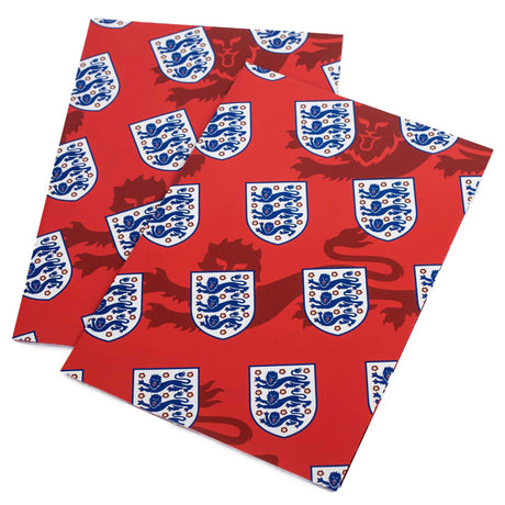 England FA Crest Gift Wrap - Gift Wrap & Bags at Gift Moments