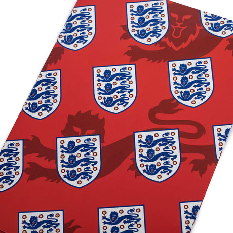 England FA Crest Gift Wrap - Gift Wrap & Bags at Gift Moments