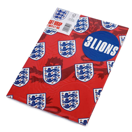 England FA Crest Gift Wrap - Gift Wrap & Bags at Gift Moments