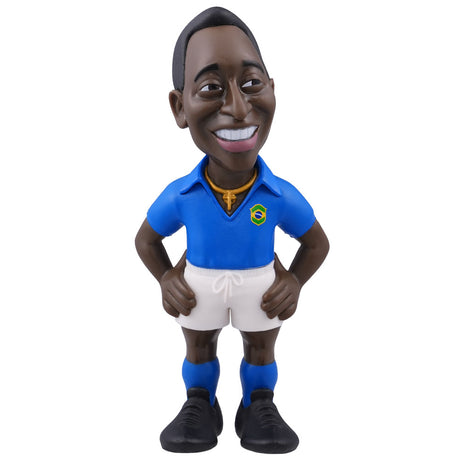 Pele MINIX Figure 12cm Brazil Away Kit Collectible Default Title - Figures & Collectables at Gift Moments