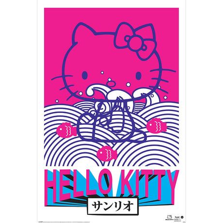 Hello Kitty Tokyo Rebel Poster 208 Default Title - Posters at Gift Moments