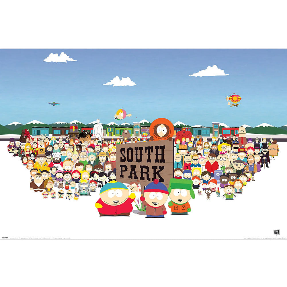 South Park Character Montage Poster 204 Default Title - Posters at Gift Moments