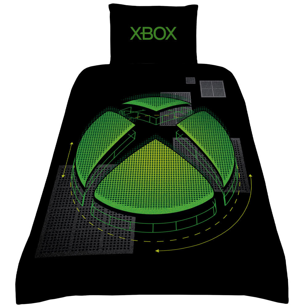 Xbox Single Duvet Set with Logo Design: 1 - Bedroom By Xbox