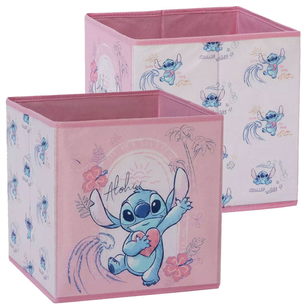 Lilo & Stitch Twin Pack Storage Cube Default Title - Storage at Gift Moments