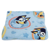 Bluey Frames Fleece Blanket - Soft and Colourful Comfort - Blankets at Gift Moments