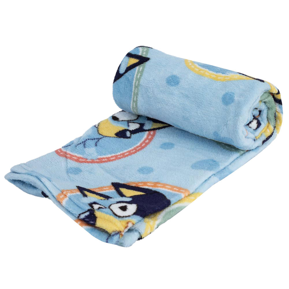 Bluey Frames Fleece Blanket - Soft and Colourful Comfort - Blankets at Gift Moments