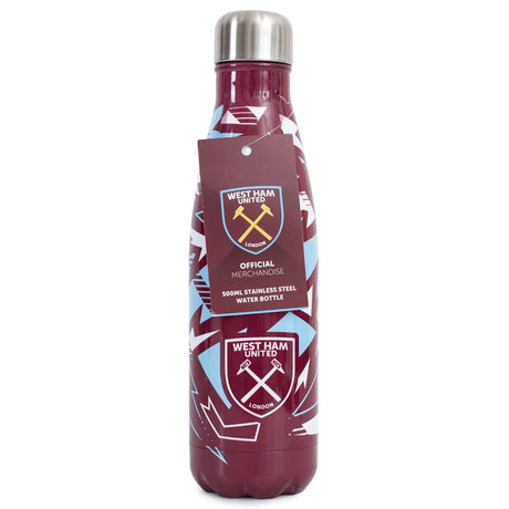 West Ham United FC Fragment Thermal Flask - Water Bottles at Gift Moments