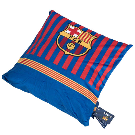 FC Barcelona Velvet Feel Cushion - Cushions at Gift Moments